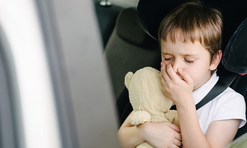 Two in three people have felt sick in a car at least once.