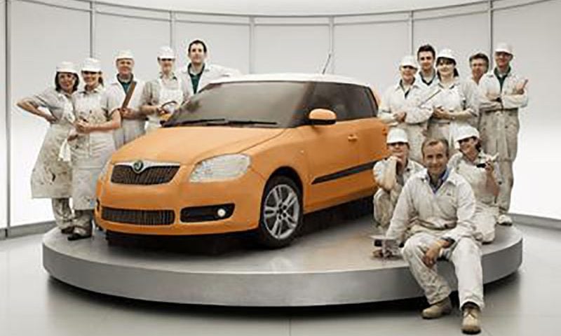 Skoda’s famous 60-second commercial is reported to have cost £500,000 to produce