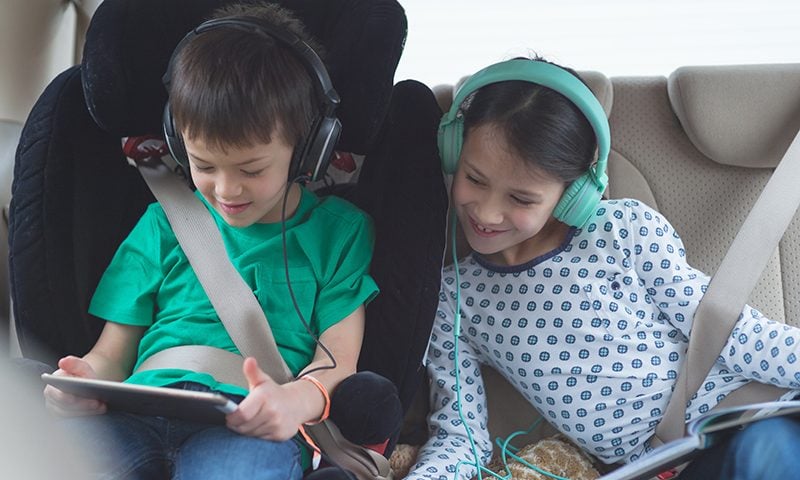 Driving with kids can be stressful, check out our top tips to creating a stress-free journey