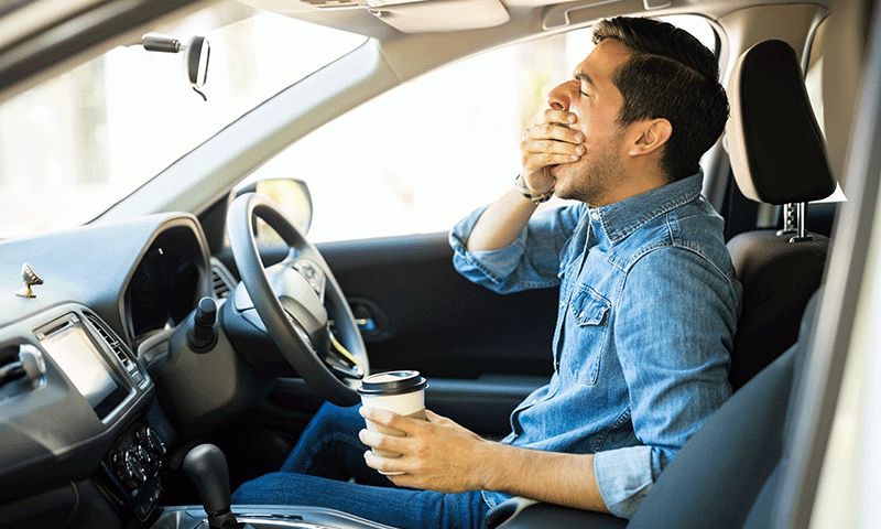 Driving tired is estiamted to cause 1 in 5 car accidents