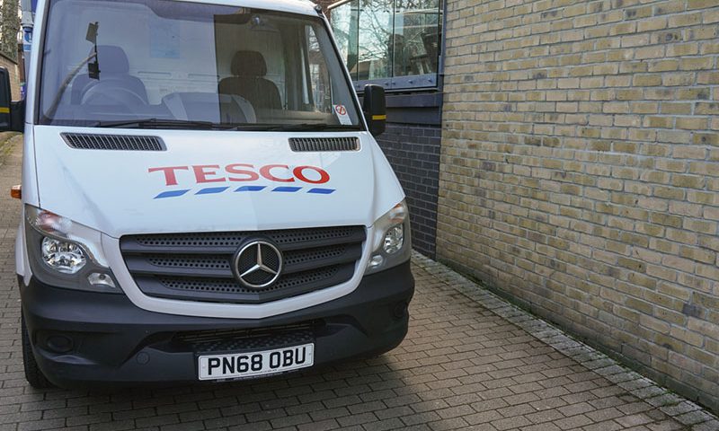 Racing driver turns Tesco delivery driver