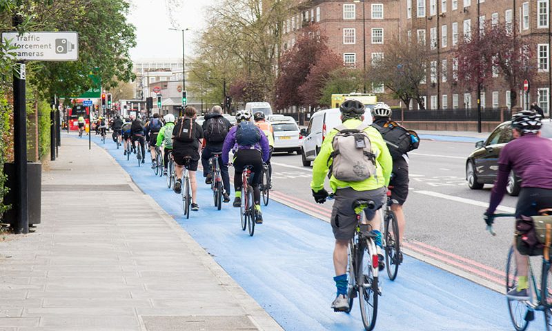 Fines for parking in cycle lanes