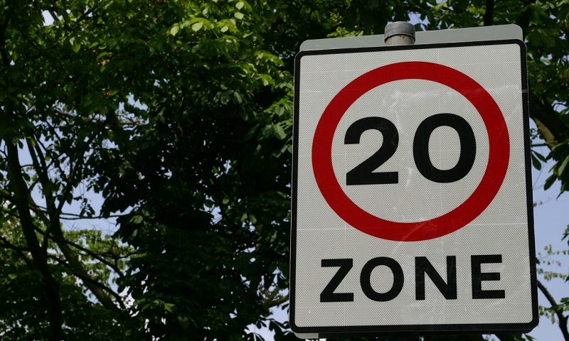 20mph road sign.